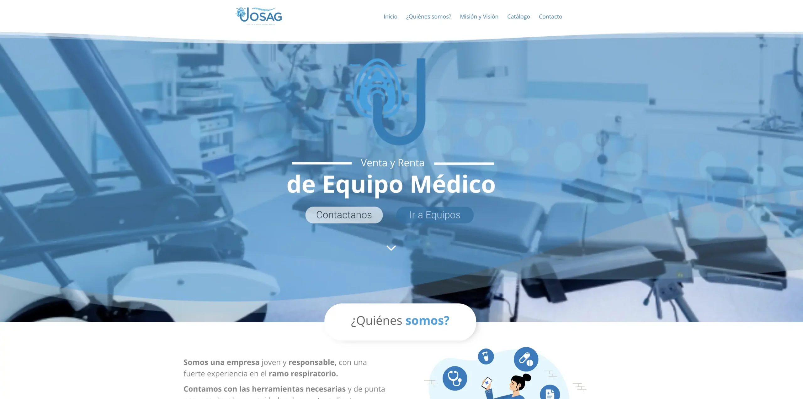 Diseño de página web profesional en PC
